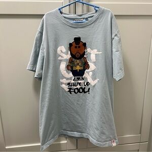 KILLER INSTINCT Mr. T "Shut Up Fool" Graphic T-Shirt Men's Size Large